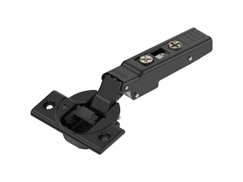 Cerniera per Mobili con Molla Blumotion 110° da avvitare Foro d.35 diritta Clip Top Nero Onice | Blum - immagine 1